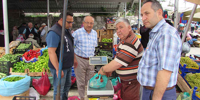 Kavak'ta pazar denetimi 