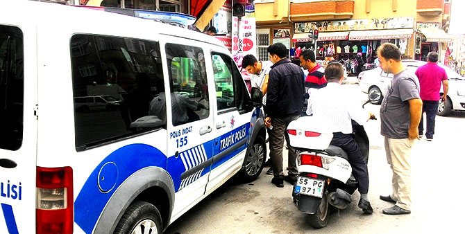 VEZİRKÖPRÜ'DE MOTOSİKLET DENETİMİ