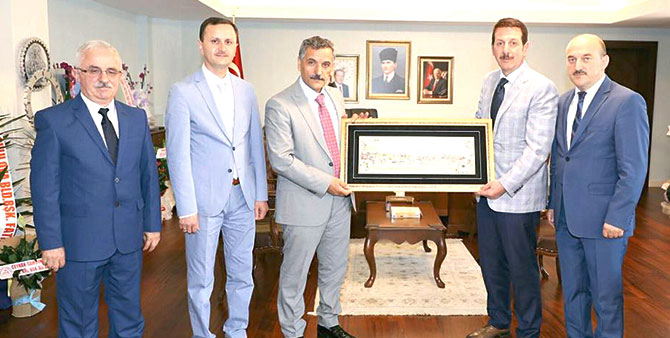 Tok’tan Vali Kaymak’a Hayırlı Olsun Ziyareti