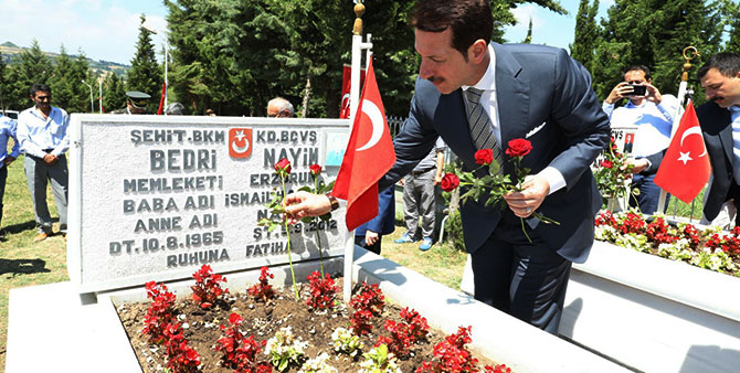 Başkan Tok'tan Şehit Ailesine Ziyaret