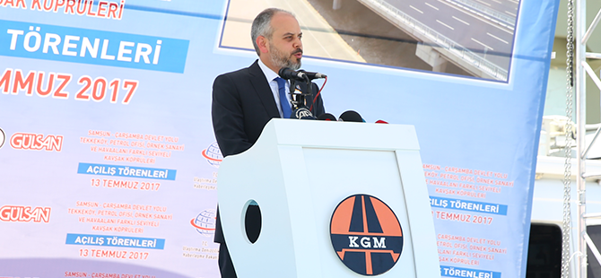 Samsun'da kavşak köprüleri açılışı