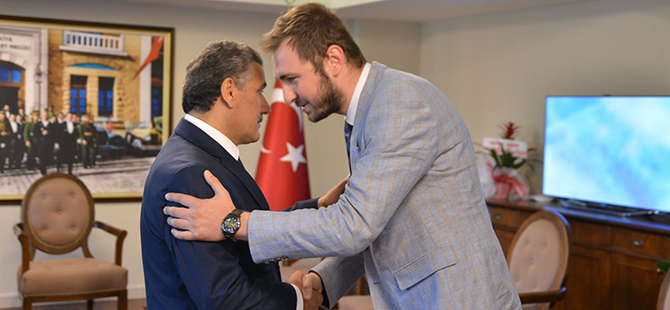 TÜGVA'dan Vali Kaymak'a hayırlı olsun ziyareti 