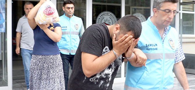 Samsun'da evden hırsızlık iddiası