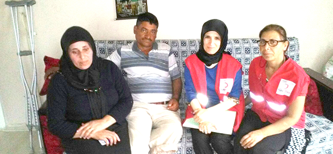 CANİK TÜRK KIZILAY’I  VATANDASIN YANINDA