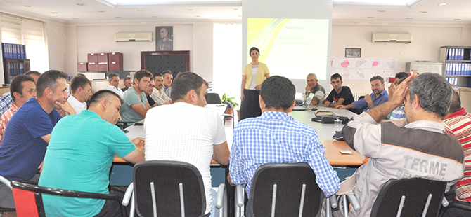 Terme Belediye personeline 'iletişim' semineri