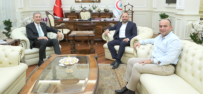 Bakan Demircan'a Meslektaşlarından Hayırlı Olsun Ziyareti