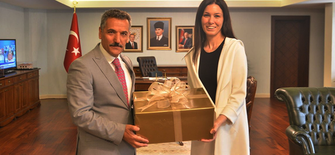 KARAASLAN VALİ KAYMAK’I ZİYARET ETTİ