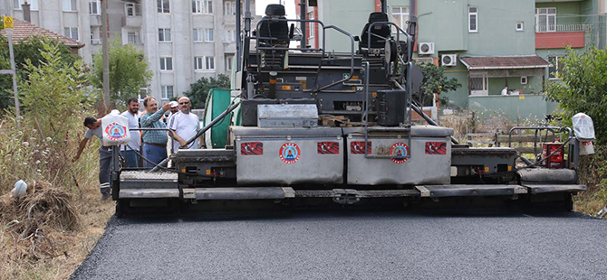 BAFRA BELEDİYESİ ASFALTTA DOLUDİZGİN