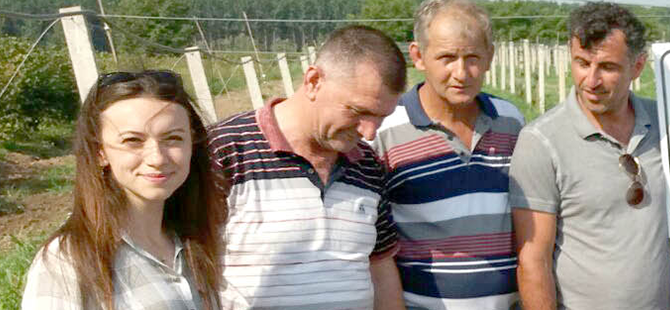 Şeftali ve Kivi Bahçe Günü etkinliği