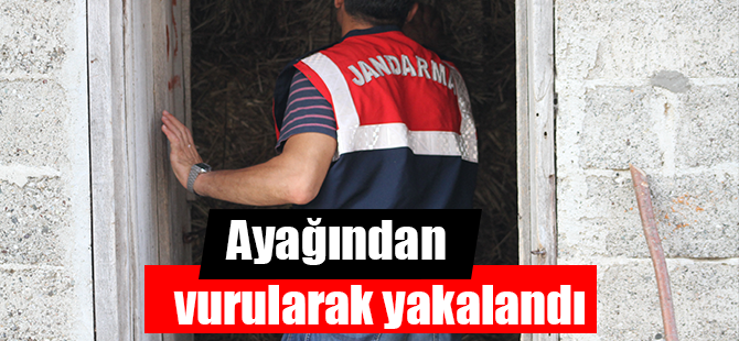 Uyuşturucu zanlısı ayağından vurularak yakalandı 
