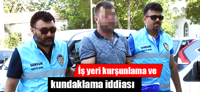 İş yeri kurşunlama ve kundaklama iddiası