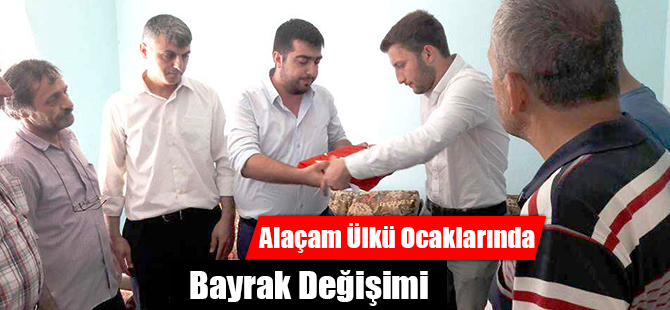 Alaçam Ülkü Ocaklarında Bayrak Değişimi