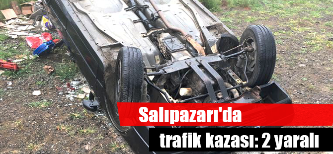 Salıpazarı'da trafik kazası: 2 yaralı