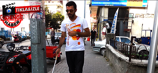 BAFRA'DA ESKİ KALDIRIMLARDA SARI ÇİZGİ SORUNU
