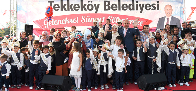 Tekkeköy’de Coşkulu Sünnet Şöleni