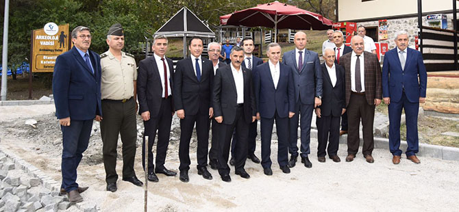 Vali Kaymak Tekkeköy Mağaralarını İnceledi