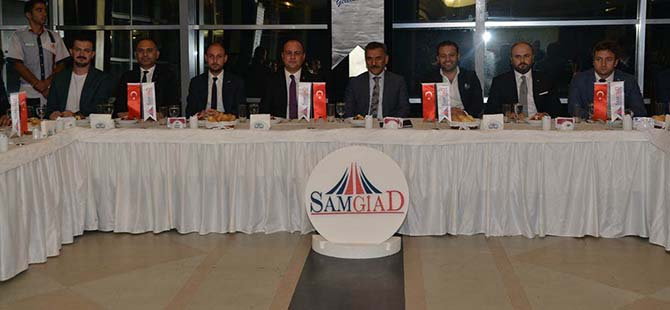 VALİ SAMGİAD YEMEĞİNE KATILDI