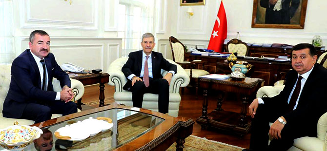 SAĞLIK BAKANI DEMİRCAN'I ZİYARET ETTİLER