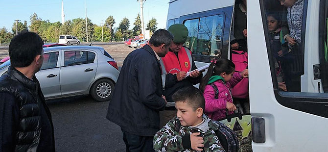 OKUL SERVİSLERİ DENETLENDİ