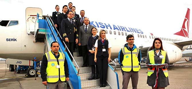 HAVALİMANI HİZMETE AÇILDI