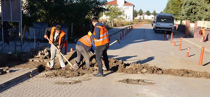 DOĞALGAZ VE ONARIM ÇALIŞMALARI SÜRÜYOR