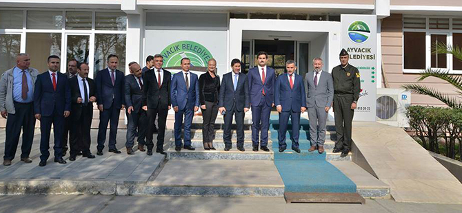 VALİ KAYMAK AYVACIK'TA