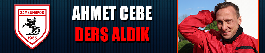 Ahmet Cebe: ‘Ders aldık’