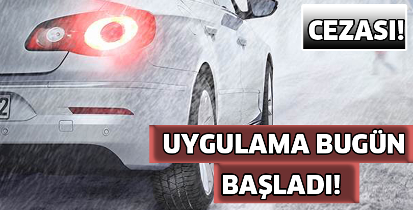 Uygulama bugün başladı! Cezası 625 liraUygulama bugün başladı! Cezası 625 lira