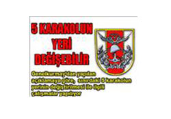 5 karakolun yeri değişebilir