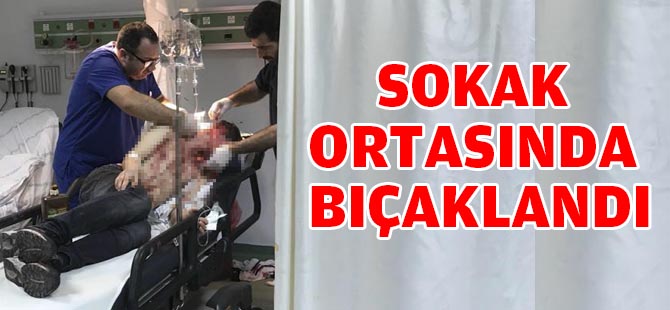 Samsun'da bıçaklı saldırı