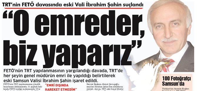 "O emreder, biz yaparız"