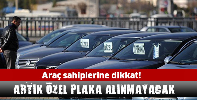Plaka numaraları tek merkezde toplanacak