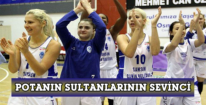 Canik Belediyespor'da galibiyet sevinci