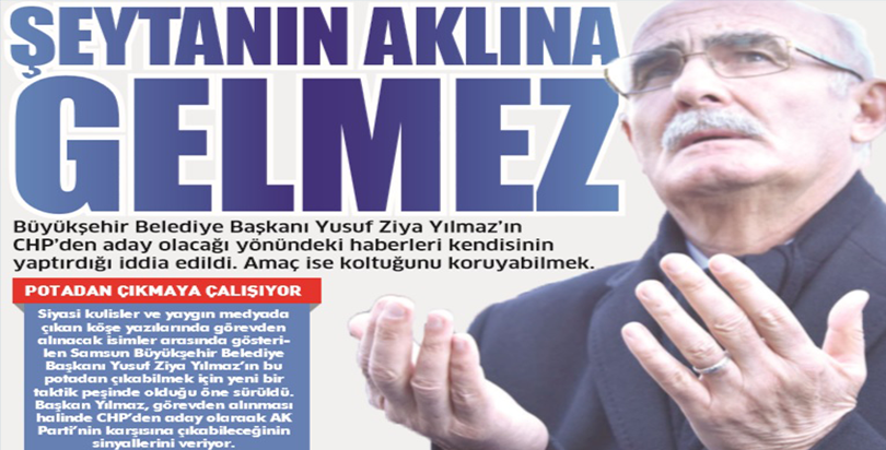 Başkan Yılmaz Ak partiye ters köşe yapıyor