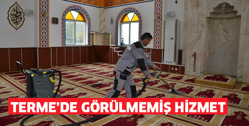 Terme`de ibadethaneler için temizlik ekibi oluşturuldu