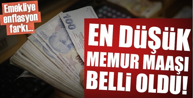 Memur ve emeklinin 2018 zamlı maaşları