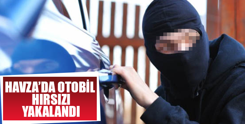 Havza'da otomobil hırsızlığı zanlısı yakalandı