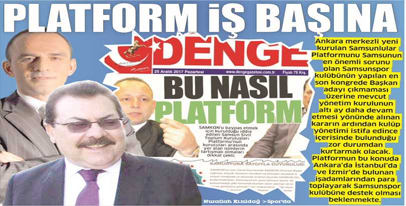 PLATFORM İŞ BAŞINA