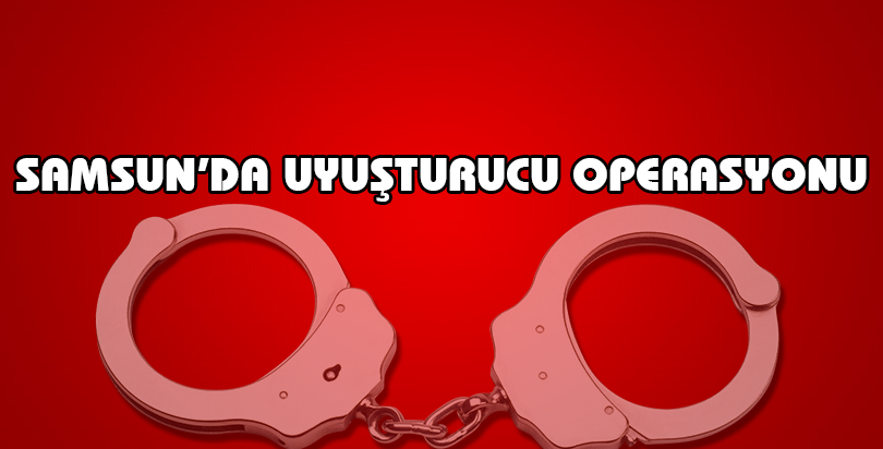 Samsun merkezli uyuşturucu operasyonu