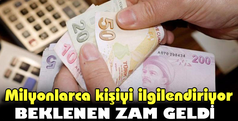 Milyonları ilgilendiriyor! Beklenen zam geldi
