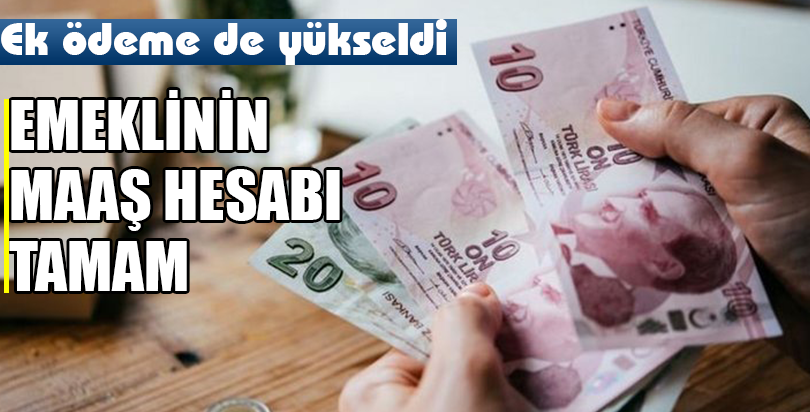 Emeklinin maaş hesabı tamam