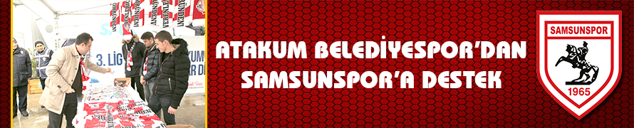 Atakum Belediyespor’dan Samsunspor’a destek