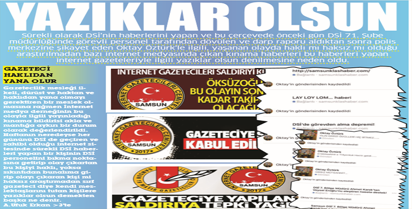 YAZIKLAR OLSUN