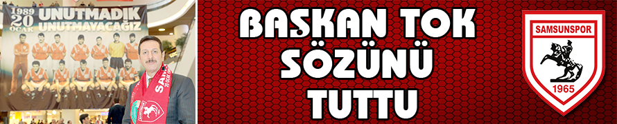 BAŞKAN TOK SÖZÜNÜ TUTTU