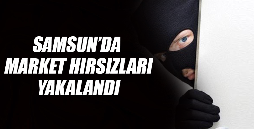 Samsun'da marketten hırsızlık iddiası