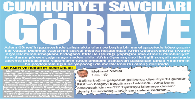 CUMHURİYET SAVCILARI GÖREVE