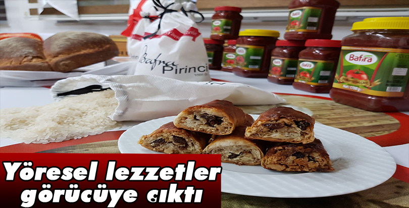 Bafra'nın yöresel lezzetleri görücüye çıktı
