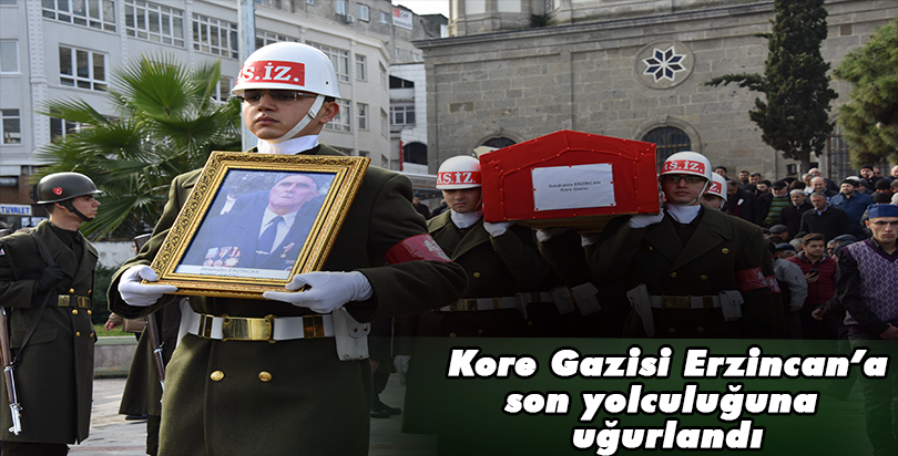 Kore gazisi Erzincan son yolculuğuna uğurlandı