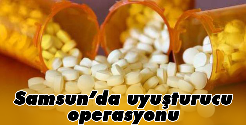 Samsun'da uyuşturucu operasyonu