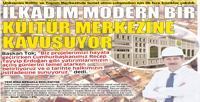 İLKADIM MODERN BİR KÜLTÜR MERKEZİNE KAVUŞUYOR
